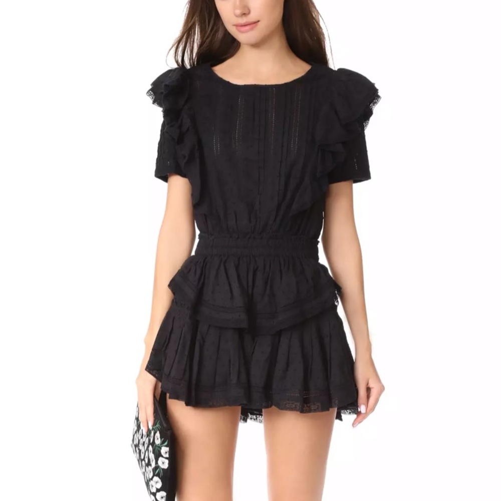 Love shack fancy black Natasha dress